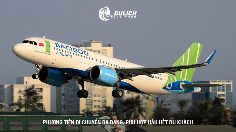 Phương tiện di chuyển đa dạng, phù hợp hầu hết du khách