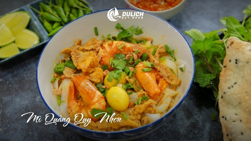 Mì Quảng Quy Nhơn đậm vị ăn no