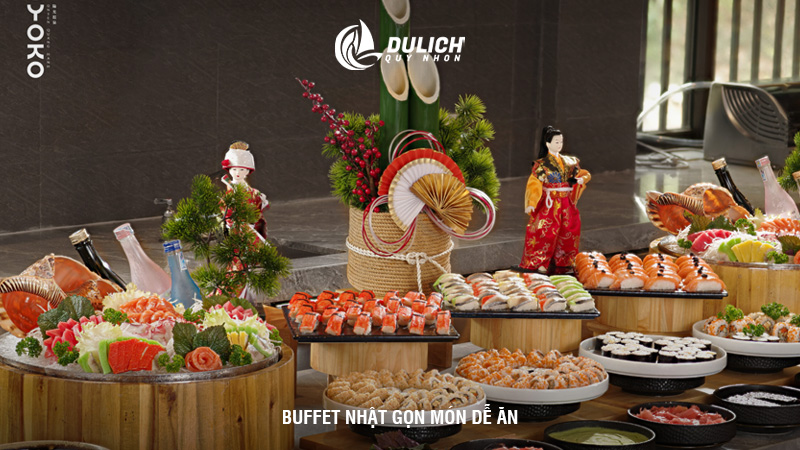 Buffet Nhật gọn món dễ ăn