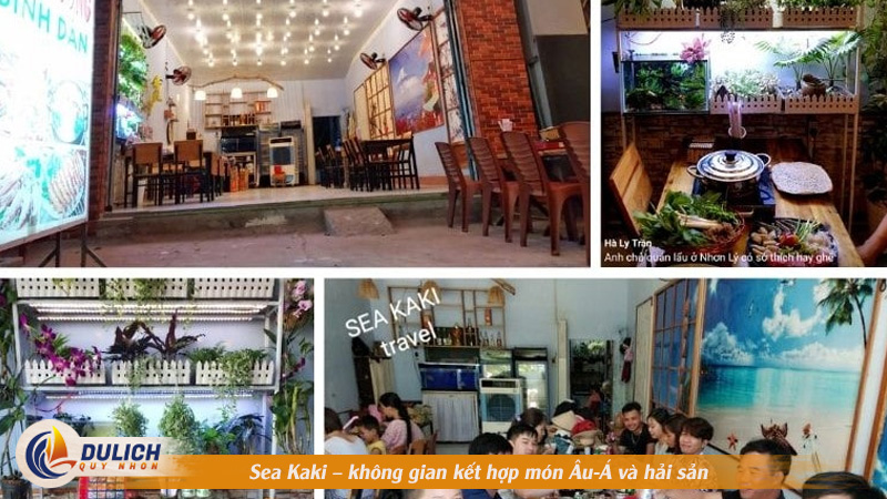 Sea Kaki – không gian kết hợp món Âu-Á và hải sản