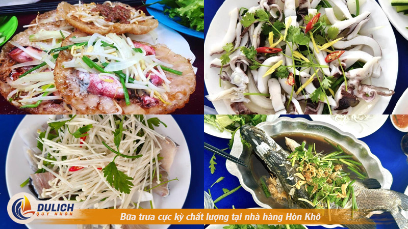 Bữa trưa cực kỳ chất lượng tại nhà hàng Hòn Khô