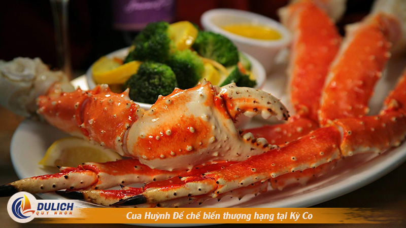 Cua Huỳnh Đế chế biến thượng hạng tại Kỳ Co