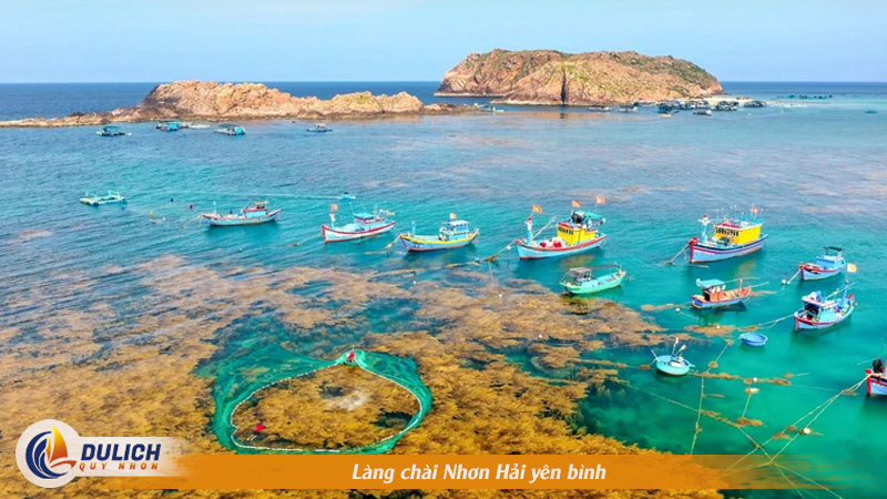 Làng chài Nhơn Hải yên bình