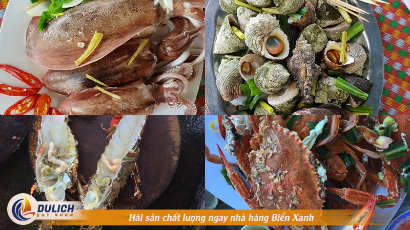 Hải sản chất lượng ngay nhà hàng Biển Xanh