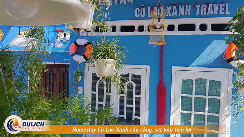 Homestay Cù Lao Xanh cầu cảng, set tour tiện lợi