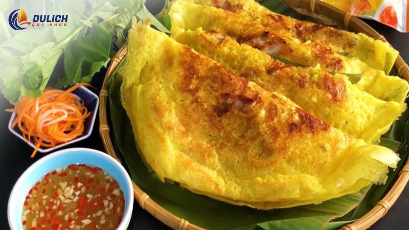 Bánh xèo tôm nhảy - Đặc sản nổi tiếng ở Quy Nhơn 