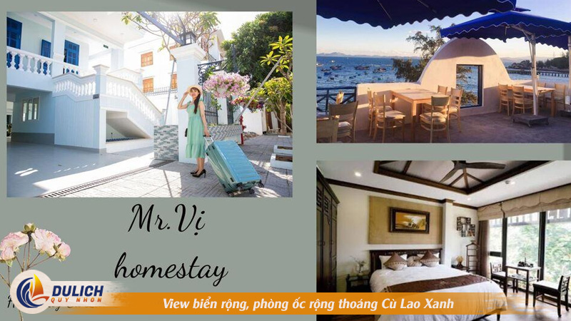 View biển rộng, phòng ốc rộng thoáng Cù Lao Xanh