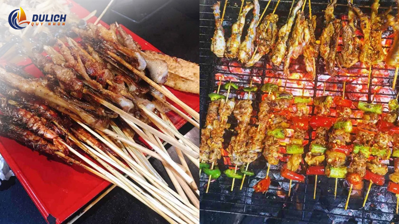 Xiên que - Món ăn tối độc đáo ở Quy Nhơn  