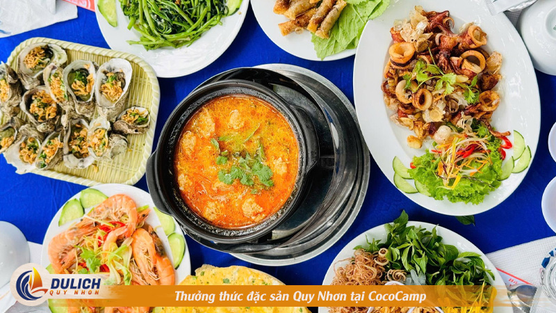 Thưởng thức đặc sản Quy Nhơn tại CocoCamp