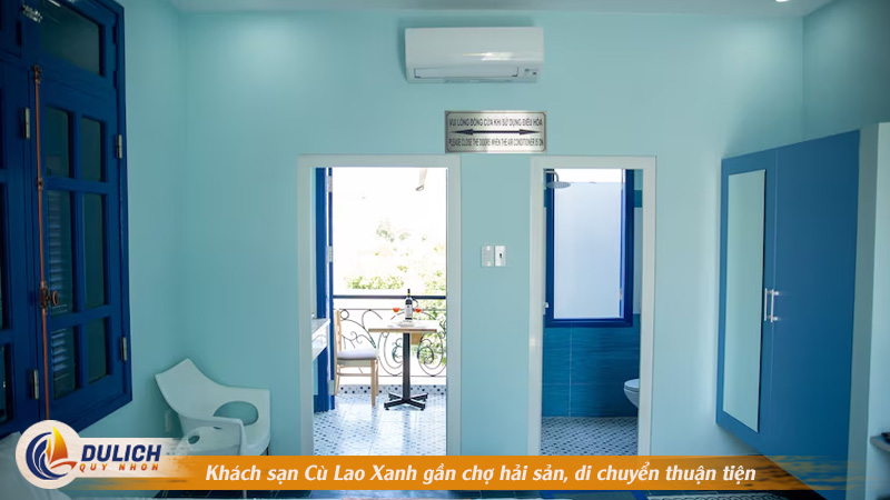 Khách sạn Cù Lao Xanh gần chợ hải sản, di chuyển thuận tiện