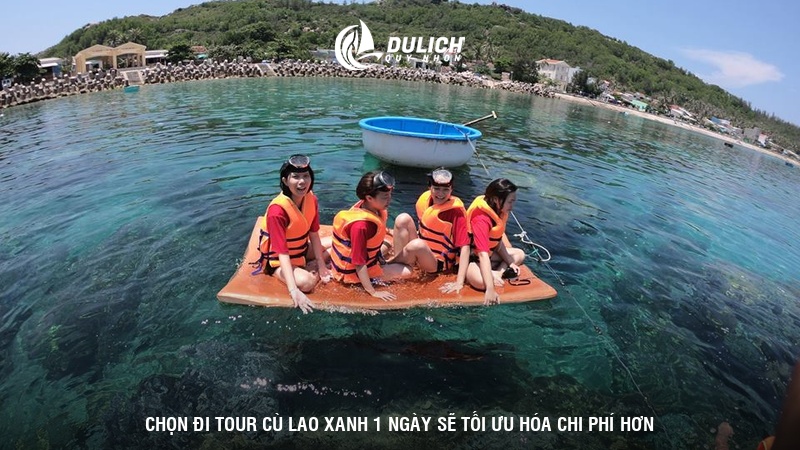 Chọn đi tour Cù Lao Xanh 1 ngày sẽ tối ưu hóa chi phí hơn