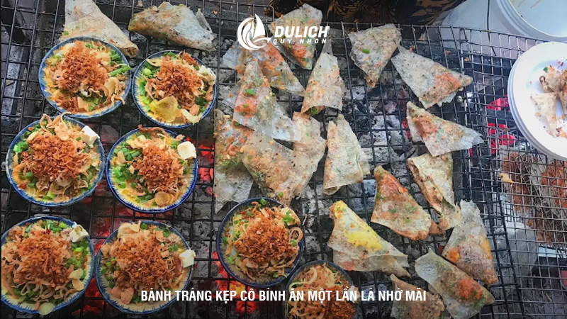 Bánh tráng kẹp Cô Bình ăn một lần là nhớ mãi
