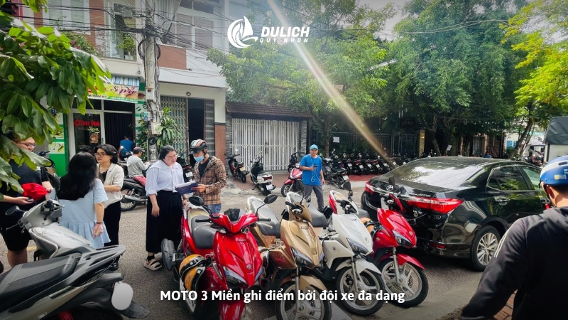 MOTO 3 Miền ghi điểm bởi đội xe đa dạng 