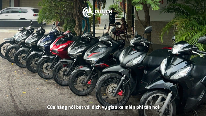 Cửa hàng nổi bật với dịch vụ giao xe miễn phí tận nơi
