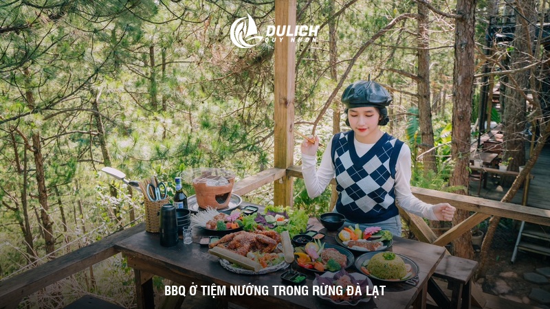 BBQ ở tiệm nướng trong rừng Đà Lạt