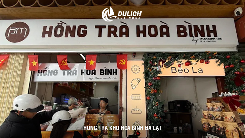 Hồng trà khu Hòa Bình Đà Lạt