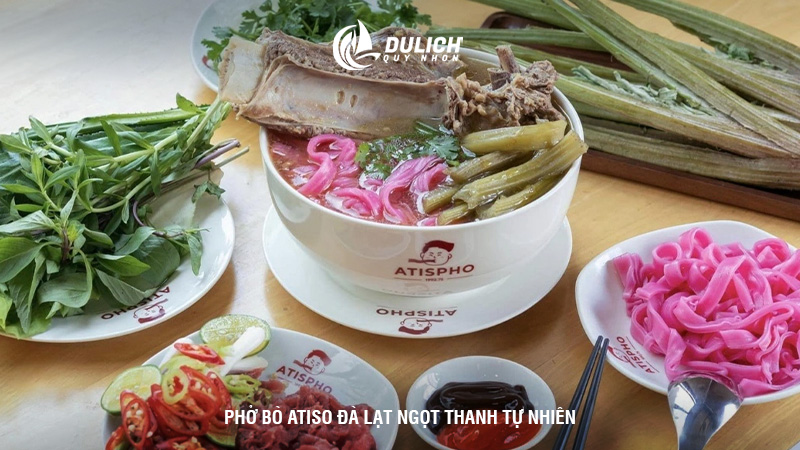 Phở bò Atiso Đà Lạt ngọt thanh tự nhiên