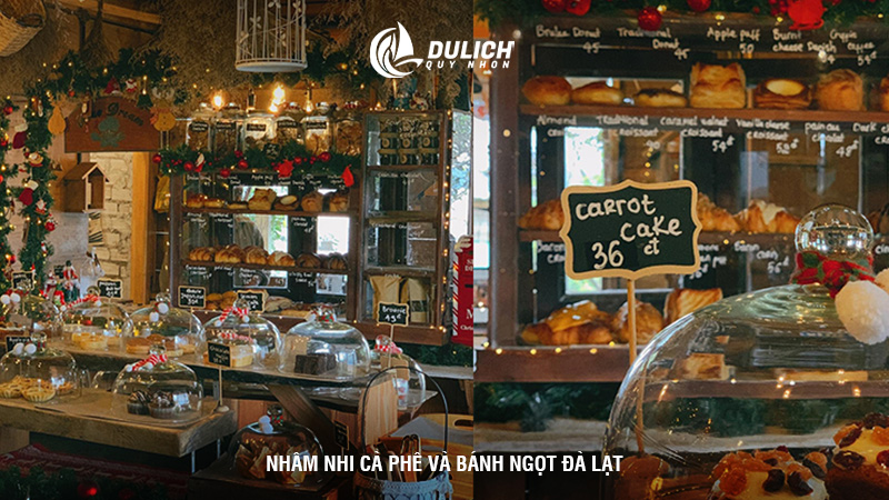 Nhâm nhi cà phê và bánh ngọt Đà Lạt