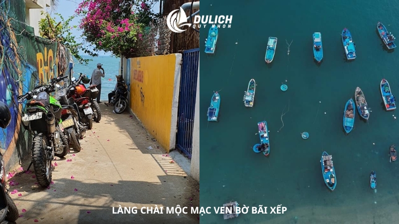 Làng chài mộc mạc ven bờ Bãi Xếp