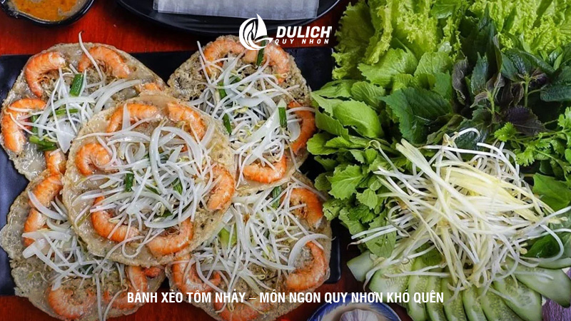 Bánh xèo tôm nhảy – món ngon Quy Nhơn khó quên