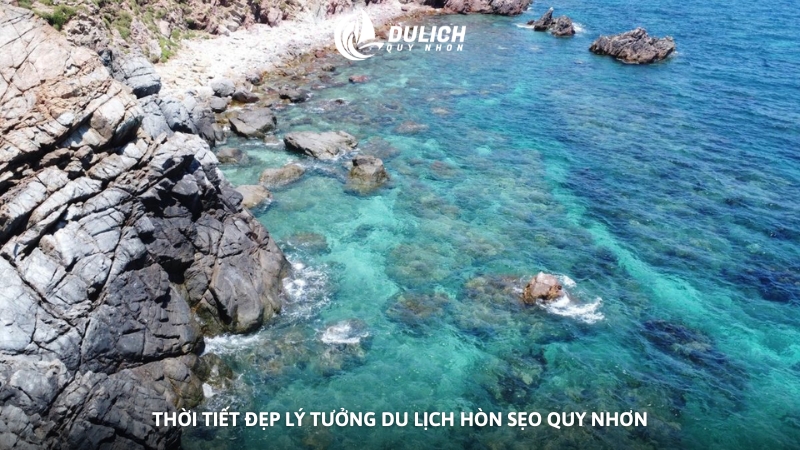 Thời tiết đẹp lý tưởng du lịch Hòn Sẹo Quy Nhơn