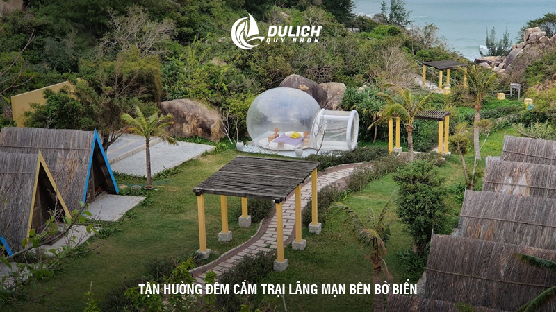 Tận hưởng đêm cắm trại lãng mạn bên bờ biển