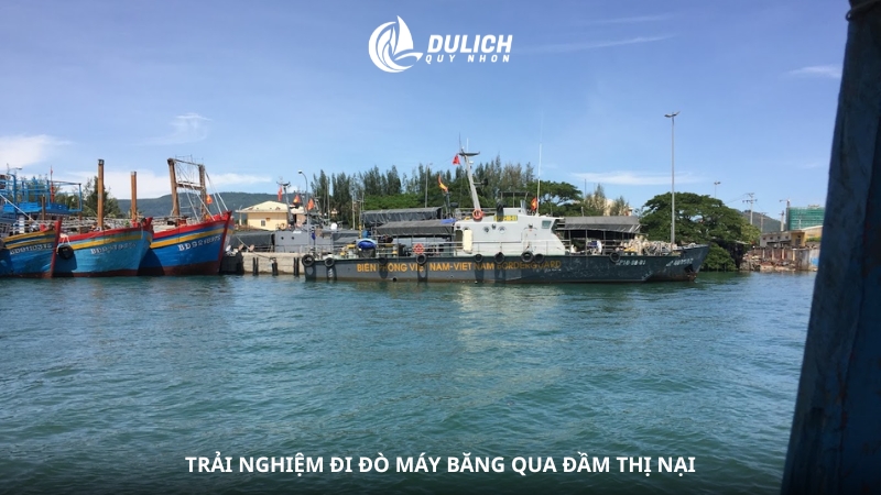 Trải nghiệm đi đò máy băng qua đầm Thị Nại