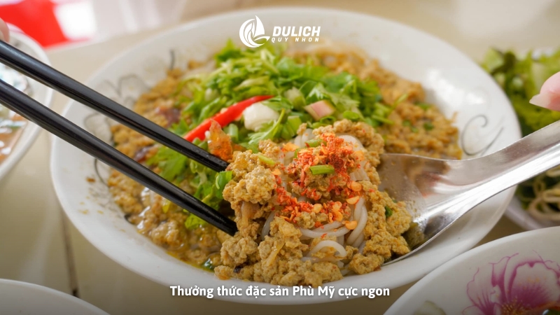 Thưởng thức đặc sản Phù Mỹ cực ngon