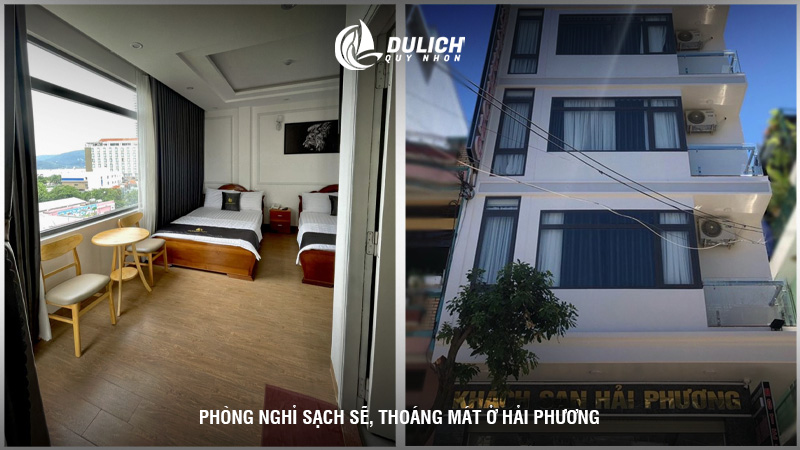 Phòng nghỉ sạch sẽ, thoáng mát ở Hải Phương