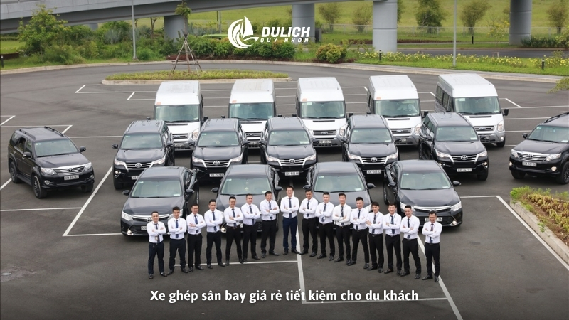 Xe ghép sân bay giá rẻ tiết kiệm cho du khách