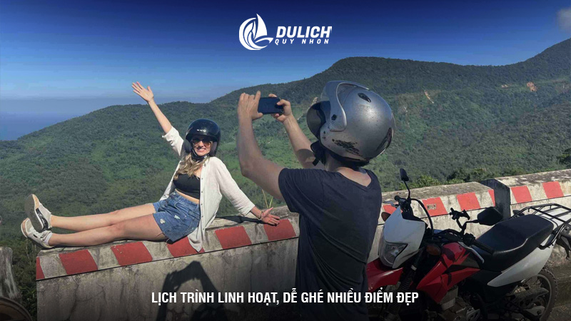 Lịch trình linh hoạt, dễ ghé nhiều điểm đẹp