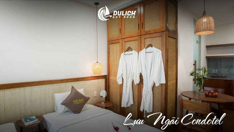 Phòng khách sạn 3 sao Quy Nhơn hướng biển rộng rãi và thoáng mát