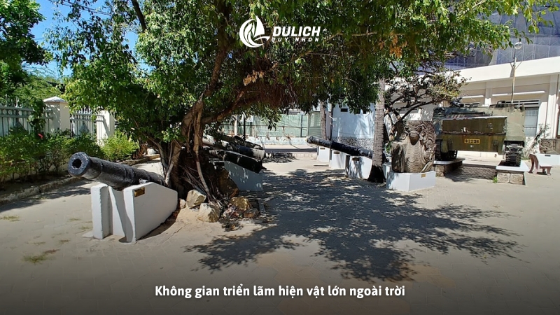 Không gian triển lãm hiện vật lớn ngoài trời