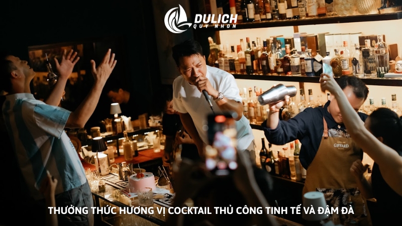 Thưởng thức hương vị cocktail thủ công tinh tế và đậm đà
