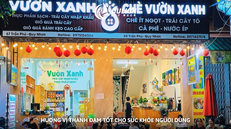 Hương vị thanh đạm tốt cho sức khỏe người dùng