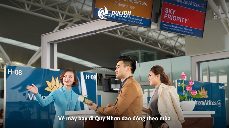 Vé máy bay đi Quy Nhơn dao động theo mùa