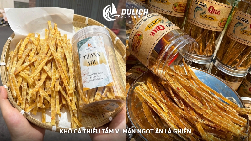 Khô cá thiều tẩm vị mặn ngọt ăn là ghiền