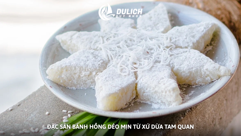 Đặc sản bánh hồng dẻo mịn từ xứ dừa Tam Quan