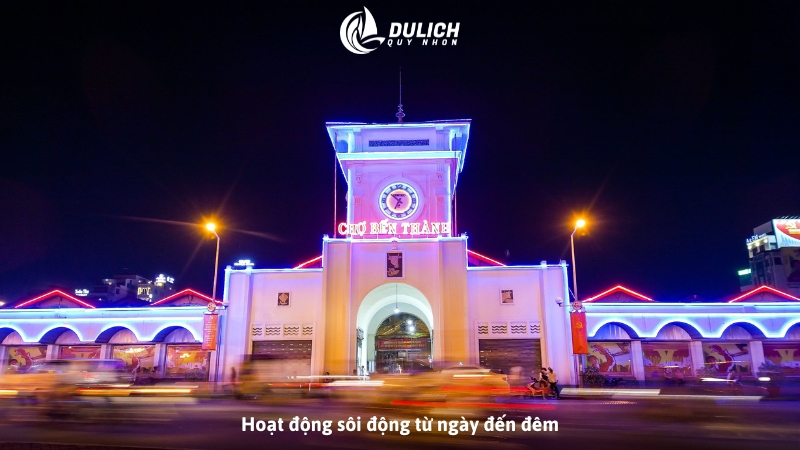Hoạt động sôi động từ ngày đến đêm