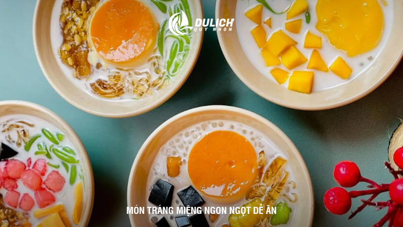 Món tráng miệng ngon ngọt dễ ăn