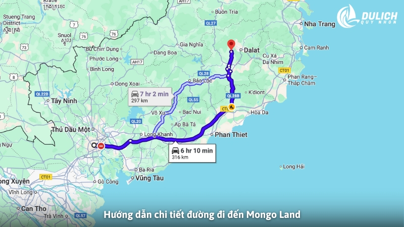 Hướng dẫn chi tiết đường đi đến Mongo Land