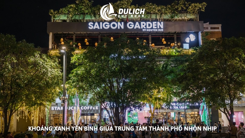 Khoảng xanh yên bình giữa trung tâm thành phố nhộn nhịp