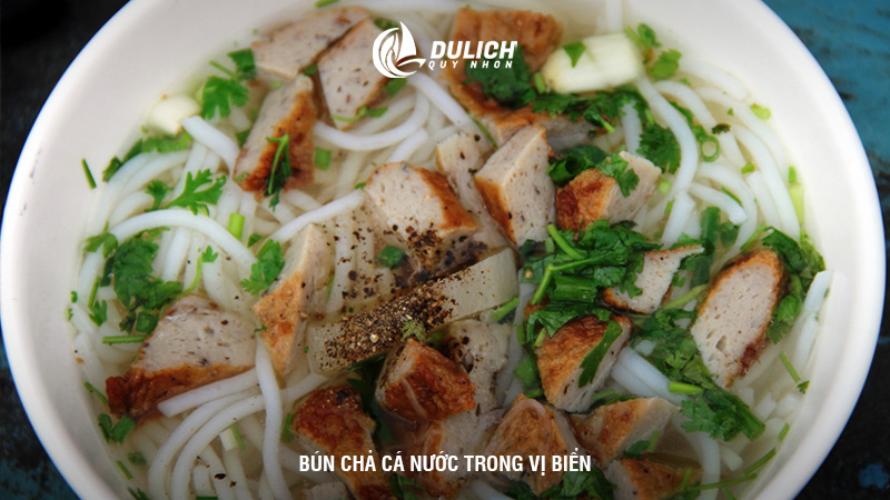 Bún chả cá nước trong vị biển