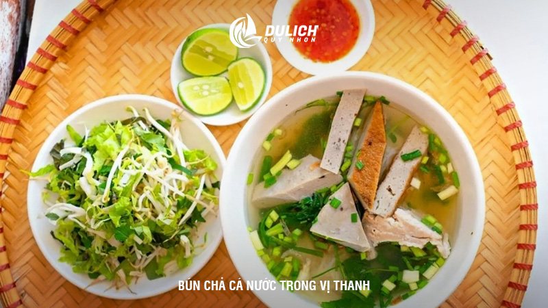 Bún chả cá nước trong vị thanh