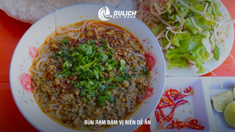 Bún rạm đậm vị biển dễ ăn