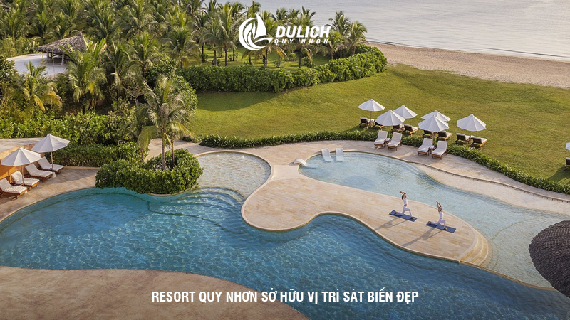 Resort Quy Nhơn sở hữu vị trí sát biển đẹp