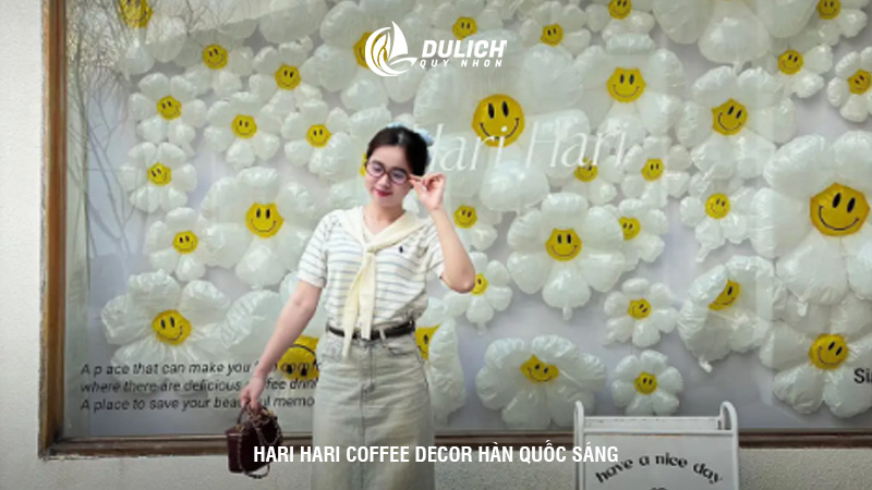 Hari Hari Coffee decor Hàn Quốc sáng
