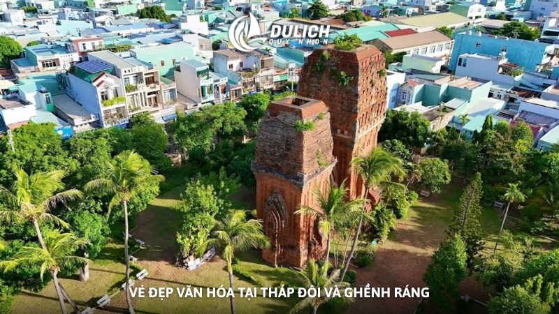 Vẻ đẹp văn hóa tại Tháp Đôi và Ghềnh Ráng