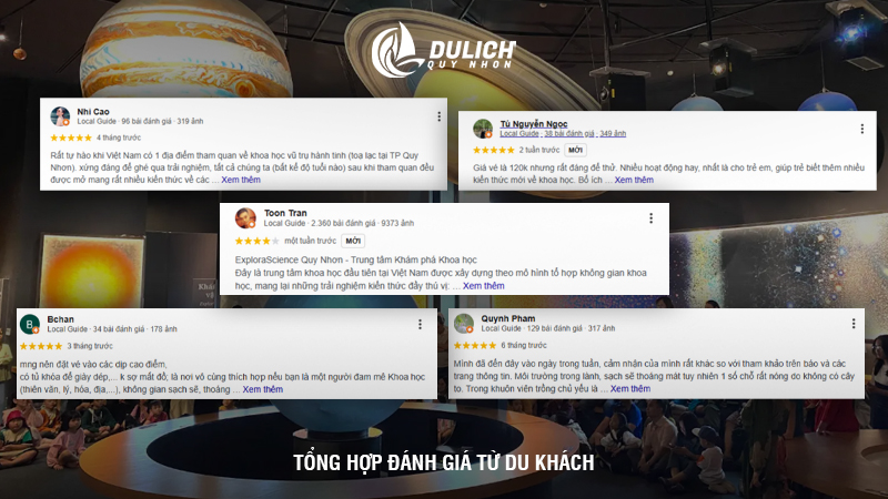 Tổng hợp đánh giá từ du khách