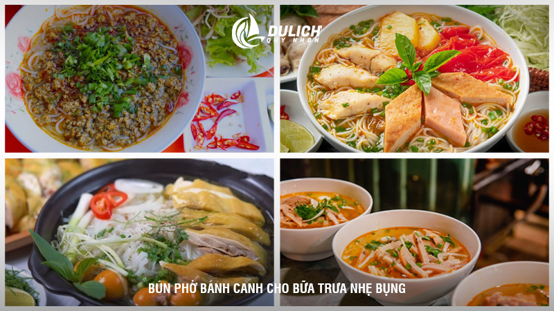 Bún phở bánh canh cho bữa trưa nhẹ bụng